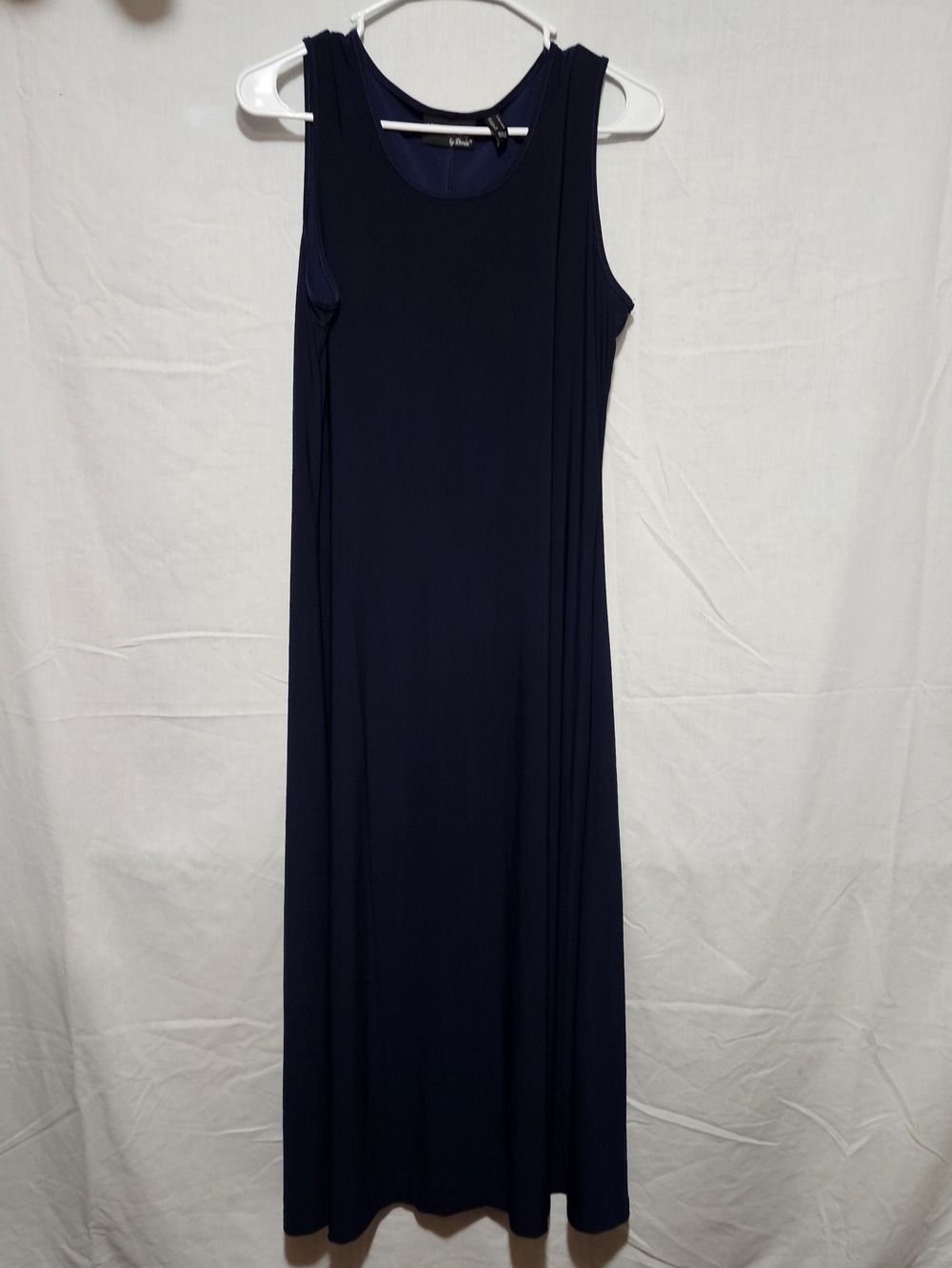 Attitudes by Renee Navy Sleeveless Maxi Dress